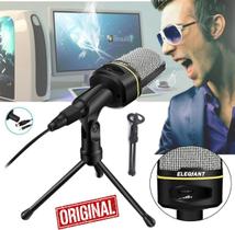 Microfone Condensador de Mesa Profissional Omnidirecional Para Pc Celular Smartphone Universal Microfone Condensador de Mesa Profissional Omnidirecional Para Pc Celular Smartphone Universal