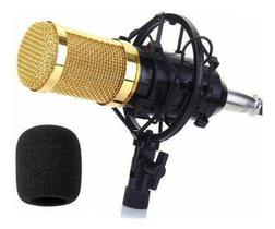 Microfone Condensador Dourado Tomate Mt-1025