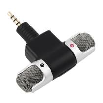 Microfone Condensador Estéreo Auxiliar 3.5mm Para Celular Notebook Câmera PC - LTDS70