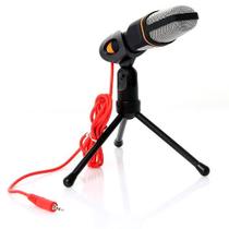 Microfone Condensador Gravaçao Semi Profissional Com Tripe - PONTO DO NERD