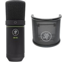 Microfone condensador Mackie EM-91C com tela pop PF-100