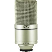 Microfone Condensador MXL 990 para Podcast, Canto e Streaming