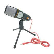 Microfone Condensador Omnidirecional Lotus Preto Lt-Mi005