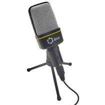 Microfone Condensador Omnidirecional Lotus Preto Lt-Mi006