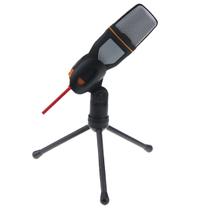Microfone Condensador P2 com Suporte de Mesa - Myatech