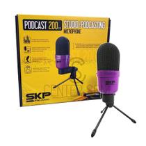 Microfone Condensador Para Estudio Skp Podcast 200 Microfone Condensador Para Estudio Skp Podcast 200