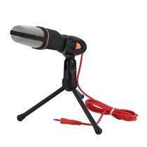 Microfone Condensador para Vlog e Gravações com Suporte 2m Microfone Condensador para Vlog e Gravações com Suporte 2m
