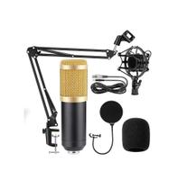 Microfone Condensador Profissional com Fio Tomate MT-1026 para Estúdios e Transmissões Microfone Condensador Profissional com Fio Tomate MT-1026 para Estúdios e Transmissões