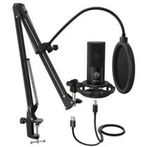 Microfone Condensador Profissional Usb Alta Sensibilidade Homologação: 20121300160
