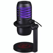 Microfone Condensador Redragon Nebula GM211 20KHZ RGB Preto cor:preto Microfone Condensador Redragon Nebula GM211 20KHZ RGB Preto cor:preto