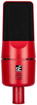 Microfone condensador SE ELECTRONICS X1 A com pad de -20 dB, vermelho