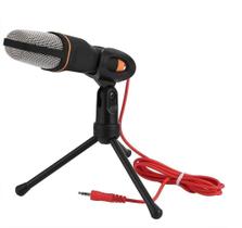 Microfone Condensador Sf-666 Omnidirecional Preto