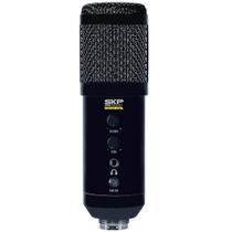 Microfone Condensador SKP Pro Audio Podcast-400U USB