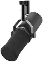 Microfone Condensador Superlux Profissional p/ Gravação Podcast/Rádio/Home Studio Versão SM7B,Preto Microfone Condensador Superlux Profissional p/ Gravação Podcast/Rádio/Home Studio Versão SM7B,Preto