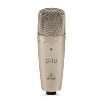 Microfone condensador usb behringer c1u cardioide para podcast streaming e home studio Microfone condensador usb behringer c1u cardioide para podcast streaming e home studio