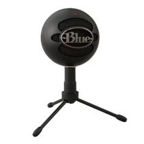 Microfone Condensador USB Blue Snowball Ice Preto p/ Podcasts - 988-000067
