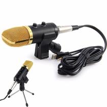 Microfone Condensador Usb Estúdio Gravação Bm100Fx - Lorben