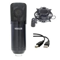 Microfone Condensador Vokal Sv80U Usb