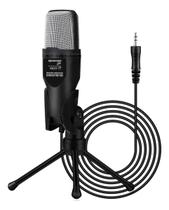 Microfone Condenser P2 Soundvoice P/ Gravação Gamer Podcast