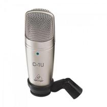 Microfone Condesador C1U USB Prata Behringer C-1