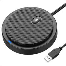 Microfone Condesador de Mesa UM02 USB Omni-Direcional
