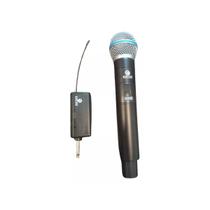Microfone Custom Sound Sem Fio Bastão E Receiver Cw30 Bk