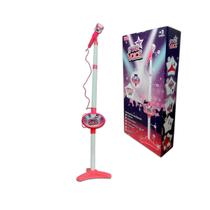 Microfone de Brinquedo Star Voice Rosa Com Som Regulável - Zoop Toys