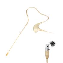Microfone de cabeça KIMAFUN, auricular único, bege Microfone de cabeça KIMAFUN, auricular único, bege