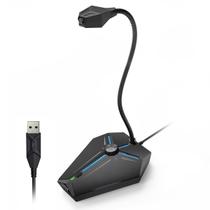 Microfone de computador CMTECK USB Plug & Play para PC e laptop