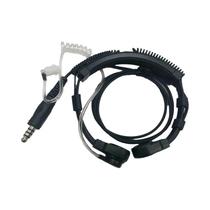 Microfone De Garganta Resistente Para Walkie Talkie U94 PTT, Rádio De Pescoço, Headset Tático NATO