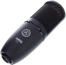 Microfone de gravação AKG de uso geral P120 de alto desempenho, qualidade de estúdio, diafragma grande, altamente versátil, design robusto