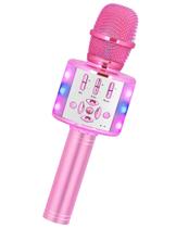 Microfone de karaokê Amazmic Toys para meninas e crianças de 3 a 10 anos Microfone de karaokê Amazmic Toys para meninas e crianças de 3 a 10 anos