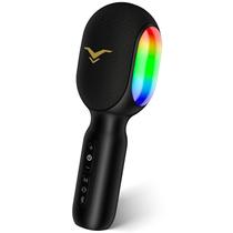 Microfone de karaokê Bluetooth sem fio StageSound com luzes RGB Microfone de karaokê Bluetooth sem fio StageSound com luzes RGB