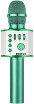 Microfone de karaokê BONAOK sem fio Bluetooth Q37 Verde