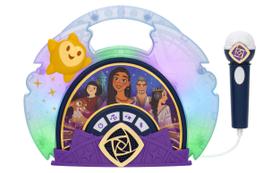 Microfone de Karaokê eKids Disney Wish com Bluetooth e Alto-Falante