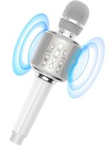 Microfone de karaokê MetFut Bluetooth sem fio com alto-falante Microfone de karaokê MetFut Bluetooth sem fio com alto-falante