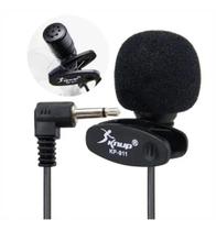 Microfone De Lapela 3.5mm Stereo P2 Knup Kp-911