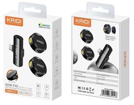 Microfone de lapela alta capacidade de captação de som para tipo C - Kaidi Microfone de lapela alta capacidade de captação de som para tipo C - Kaidi