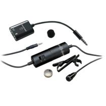 Microfone de Lapela Audio Technica ATR3350IS Omnidirecional Adaptador P/martphones - AUDIO-TECHNICA Microfone de Lapela Audio Technica ATR3350IS Omnidirecional Adaptador P/martphones - AUDIO-TECHNICA