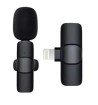 Microfone de lapela bluetooth c/1 microfone lightning ip-f1-a
