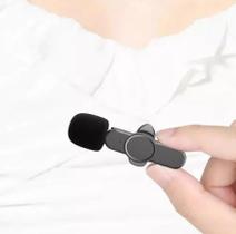 Microfone de Lapela Bluetooth com 1 Microfone TYPE-C TC-F2-A Microfone de Lapela Bluetooth com 1 Microfone TYPE-C TC-F2-A