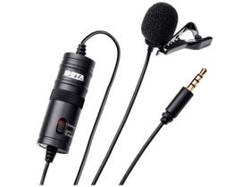 Microfone De Lapela Boya Para Câmeras E Smartphones - BY-M1
