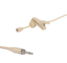 Microfone de lapela c/ fio p/body pack,Omni,4 mm,rosca externa Microfone de lapela c/ fio p/body pack,Omni,4 mm,rosca externa