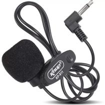 Microfone De Lapela Câmera Computador Celular P2 3,5mm - Knup