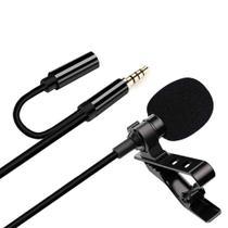 Microfone de Lapela com Clipe Profissional 3.5 Aux GL-142 Entrada Fone de Ouvido - Mundo Thata Microfone de Lapela com Clipe Profissional 3.5 Aux GL-142 Entrada Fone de Ouvido - Mundo Thata