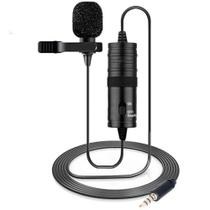 Microfone de Lapela Condensador Omnidirecional 6m Profissional Knup