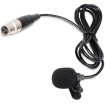 Microfone de lapela de reposição com cabo mini XLR de 3 pinos Microfone de lapela de reposição com cabo mini XLR de 3 pinos