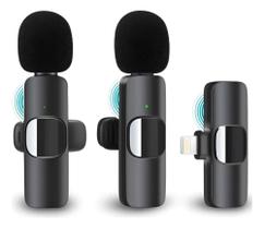 Microfone De Lapela Duplo iPhone Profissional Lightning Ios