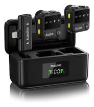 Microfone De Lapela Duplo Lightning Redução De Ruído Premium