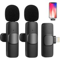 Microfone De Lapela Duplo Para Tipo-C E Iphone Envio Imediato -